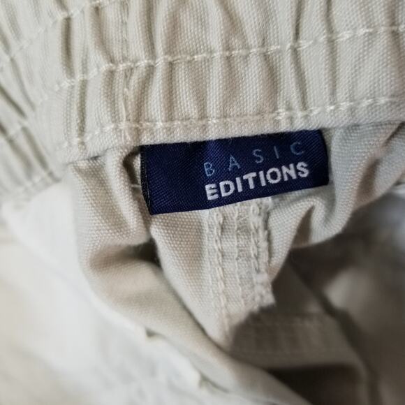 Basic Addition cargo hiking shorts men's XL extra large beige Comfort waist New - Picture 12 of 13